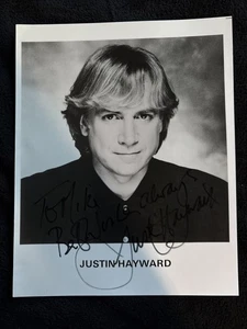 The Moody blues Justin Hayward di persona autografo foto 8x10 - Foto 1 di 1