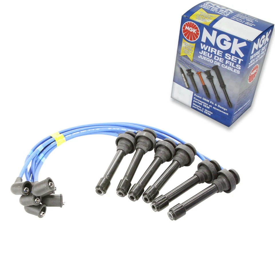 Juego de cables de bujía NGK de 1 pieza para Mitsubishi Eclipse 2000-2005 3,0 L V6 - bm Foto 1 de 4