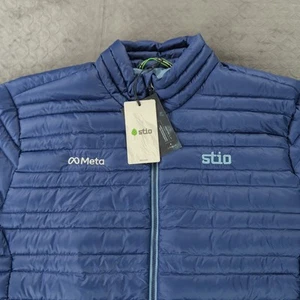 Stio Pinion Down Jacket Puffer Lightweight 800 FP Full Zip Pockets Men Medium - Picture 1 of 15