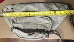 Faux Leather And Chain Link Fanny Pack Size 41-44 - Picture 1 of 8