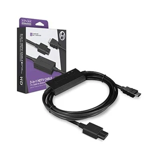 Hyperkin HDMI 3-IN-1 HDTV Cable For GameCube/ N64/ Super NES Brand New 7E - Picture 1 of 4
