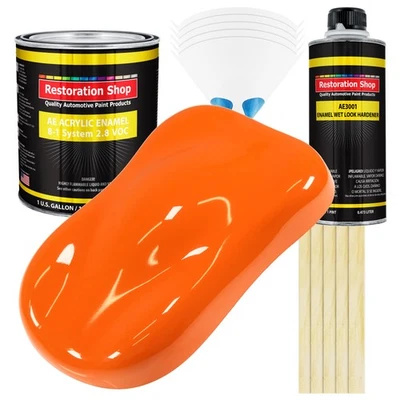 Restoration Shop Omaha Orange Acrylic Enamel Gallon Kit, Auto Paint - Image 1 of 4