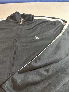 VINTAGE Aeropostale Trainingsjacke Herren XL schwarz Freizeit durchgehender Reißverschluss Taschen Fußball - Bild 1 von 9