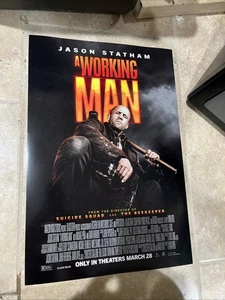 NEU 2025 A Working Man 11,5”x17” Promo Filmplakat! Jason Statham Selten - Bild 1 von 3