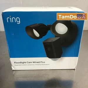 Ring Floodlight Cam Wired Plus, 1080p HD Security Camera, Motion-Activated Light - Picture 1 of 5