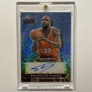 2024 Leaf Metal 1/1 Signature SHAQUILLE O'NEAL Auto Light Blue Shimmer HOF NBA - Bild 1 von 10