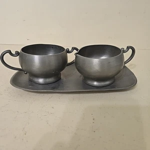 Cream & Sugar With Tray, Eales 1779, Tray Is Unbranded - Picture 1 of 9