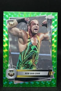 Rob Van Dam - 2025 Topps cromo WWE zafiro verde refractor 31/75 RVD #163 - Imagen 1 de 2
