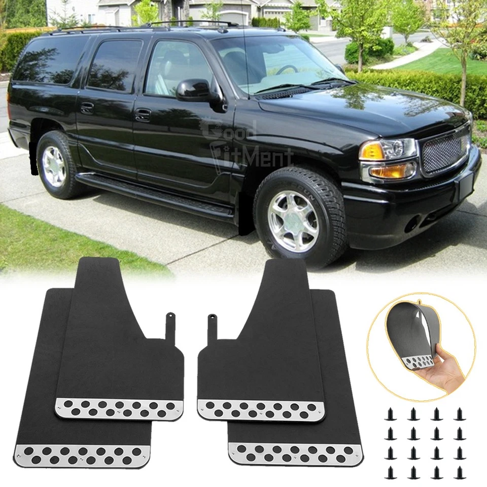 For GMC Yukon Cadillac Escalade Chevy Tahoe Mud Flap Splash Guard w/ Reflectors - Изображение 1 из 4