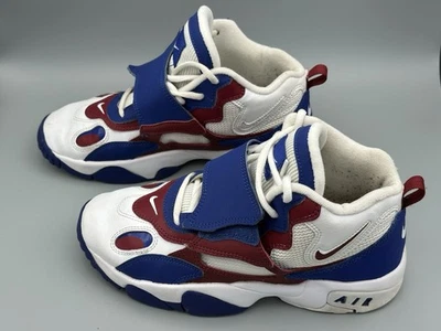 Zapatillas Nike Air Speed Turf GS 'Blanco Rush/Azul/Rojo' Talla 7Y DZ4449-100 Foto 1 de 4