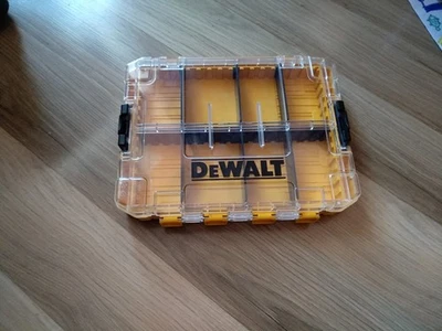 DEWALT Tool Box, Tough Case Organizer, Medium, 8-Compartments, for Small Tools - Image 1 of 4