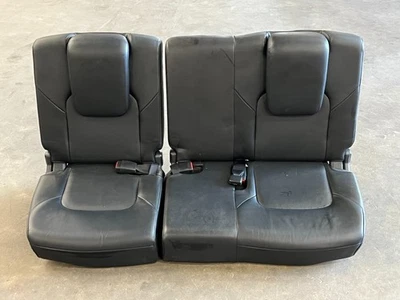 ⭐11-17 INFINITI QX80 QX56 REAR 3RD ROW COMPLETE SEAT CUSHION BLACK OEM LOT2661 Foto 1 de 4