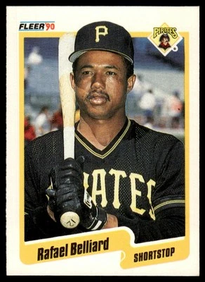 1990 Fleer Rafael Belliard Pittsburgh Pirates #460 - Image 1 of 2