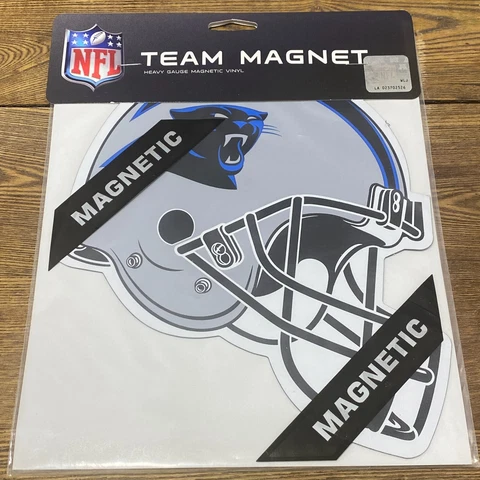 8 Inch NFL Carolina Panthers Helmet Magnet Logo Fremont Die Car Truck Team Sport Cover