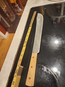  WW US  Army  Butcher Knife 1850 Clyde us 1968 14 in blade  - Picture 1 of 9