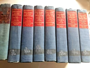 1916 DIE GESCHICHTE DER GROSSEN KRIEGSKNEIPE. VON P. F. COLLIER & SOHN 8 BÄNDE MIT KARTEN - Bild 1 von 13