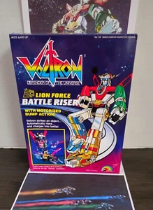 1984 Lion Force Voltron Battle Riser mit Box, Insert & Anleitung. TOLLE BOX! - Bild 1 von 6