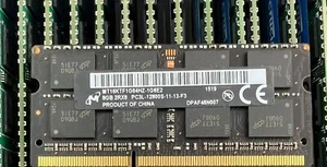 Micron 8GB DDR3 1600 MHz Laptop SO-DIMM RAM PC3L-12800S MT16KTF1G64HZ-1G6 Black - Picture 1 of 1
