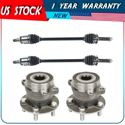 2 X Rear CV Axle Shaft & Wheel Bearing Hub For Subaru Forester 2014 2015-2018 - Image 1 of 4