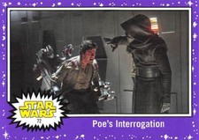 2017 Topps Star Wars Journey To The Last Jedi Purple #72 Poe's Interrogation