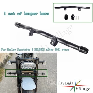 Engine Guard Protector Highway Bar Black For Harley Sportster S RH1250S 2021-23 - Picture 1 of 10