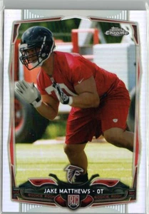 2014 Topps Chrom #199 Jake Matthews Refraktor - Bild 1 von 2