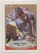 1990 Fleer Update Brent Jones #U-49 Rookie RC