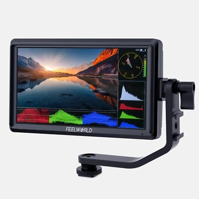 FEELWORLD FW568S 6 inch DSLR Camera Field Monitor 3D LUT 3G SDI 4K HDMI Full HD - Image 1 of 4
