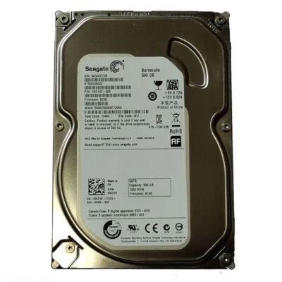 Seagate Barracuda 500GB ST500DM002 7200RPM SATA 3.5" Desktop Internal Hard Drive - Image 1 of 3
