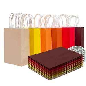 30PCS Small Gift Bag with Handles Bulk 8.3"x6"x3" Gift Bags 6 Different Red &... - Picture 1 of 7