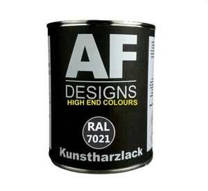 1KG Kunstharz Lack Buntlack Kunstharzlack RAL7021 SCHWARZGRAU seidenmatt - Bild 1 von 1