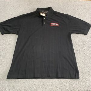 Ping Polo Shirt Men's Size Large Black Totaline Golf Short Sleeve 