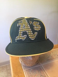 Preowned New Era 59FIFTY MLB Oakland A's Fitted Cap / Hat Size 7 1/4 Em - Picture 1 of 10