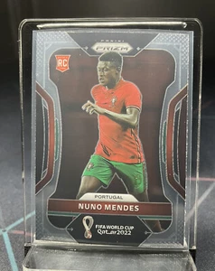 2022 Panini Prizm FIFA World Cup Qatar #180 Nuno Mendes RC Portugal - Bild 1 von 2