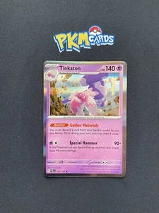 Juego de cartas coleccionables Pokémon Tinkatink Black Star SVP025 Holo Promo LP. - Imagen 1 de 3