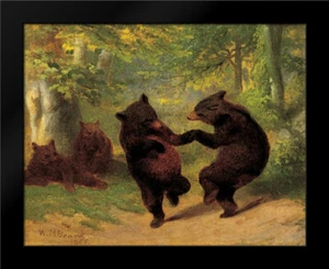 Framed Art - Dancing Bears - Beard, William H. - w/Frame Size & Styles - Picture 1 of 6