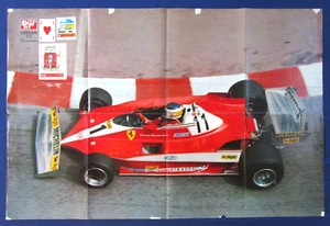 Poster "F1 - FERRARI T3 - CARLOS REUTEMANN - SCUDERIA FERRARI" - Anni '70 - Picture 1 of 3