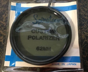 Spiratone Custom Polarized 62mm Polarizer Made in Japan Brand New - Picture 1 of 12