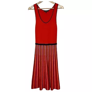 Banana Republic Damen ärmelloses Strickkleid mit gestreiftem Rock Größe XS bunt - Bild 1 von 5