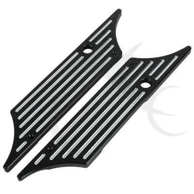 Bolsa de sillín rígida alforja cubierta pestillo cara para Harley Street Road Glide 93-13 Foto 1 de 4