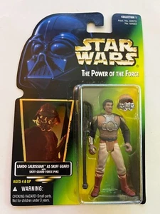 Star Wars Power Of The Force LANDO CALRISSIAN as Skiff Guard w/Force Pike - Picture 1 of 2