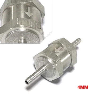 1 Pcs One Way Check Valve Non Return Inline for Gas or Diesel fuel 4mm - Image 1 of 4
