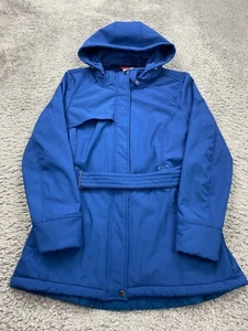 Gerry Jacket Women XL Blue Fleece Sherpa Lined Wintery Softshell Parka Ski Coat - Picture 1 of 9