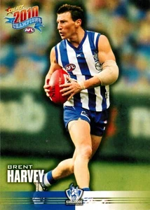 2010 NORTH MELBOURNE KANGAROOS AFL Card BRENT HARVEY - Photo 1/3