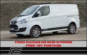 Ford Transit Custom RS Rayas laterales Sport Racing Connect Focus Style - Imagen 1 de 1