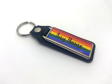 Personalised 6 Colour Pride Flag Keyring - Pride Gift LGBT Gift LGBTQ+ Any Name