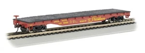 Bachmann Scala HO ~ Nuovo 2025 ~ Union Pacific 52' Flat Car ~ Ruote in metallo ~ 17303 - Foto 1 di 1