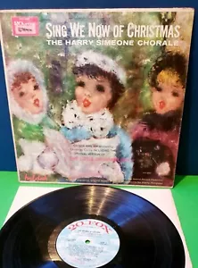 Sing We Now Of Christmas The Harry Simeone Chorale- 20th Fox 12" Vinyl LP Record - Picture 1 of 9