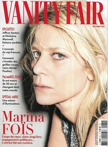 VANITY FAIR n°82 septembre 2020 Marina Foïs/ Epstein & Maxwell/ Palmarès -30 ans - Imagen 1 de 1