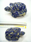 Schildkröte IN Sodalith Natürliche Blau - Tier Pietra Dura - Ornament